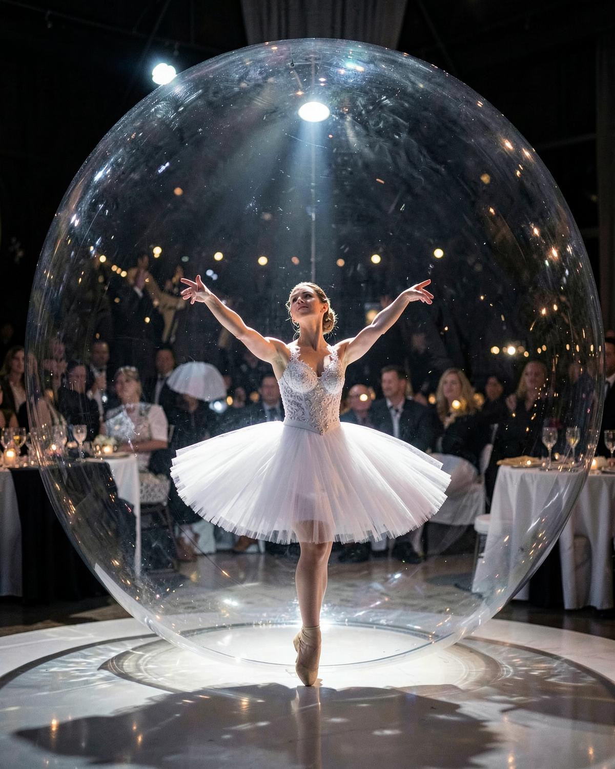 Ballerina in a Bubble
