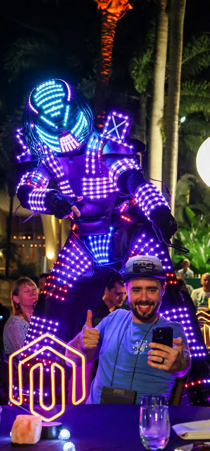 LED Party Robots