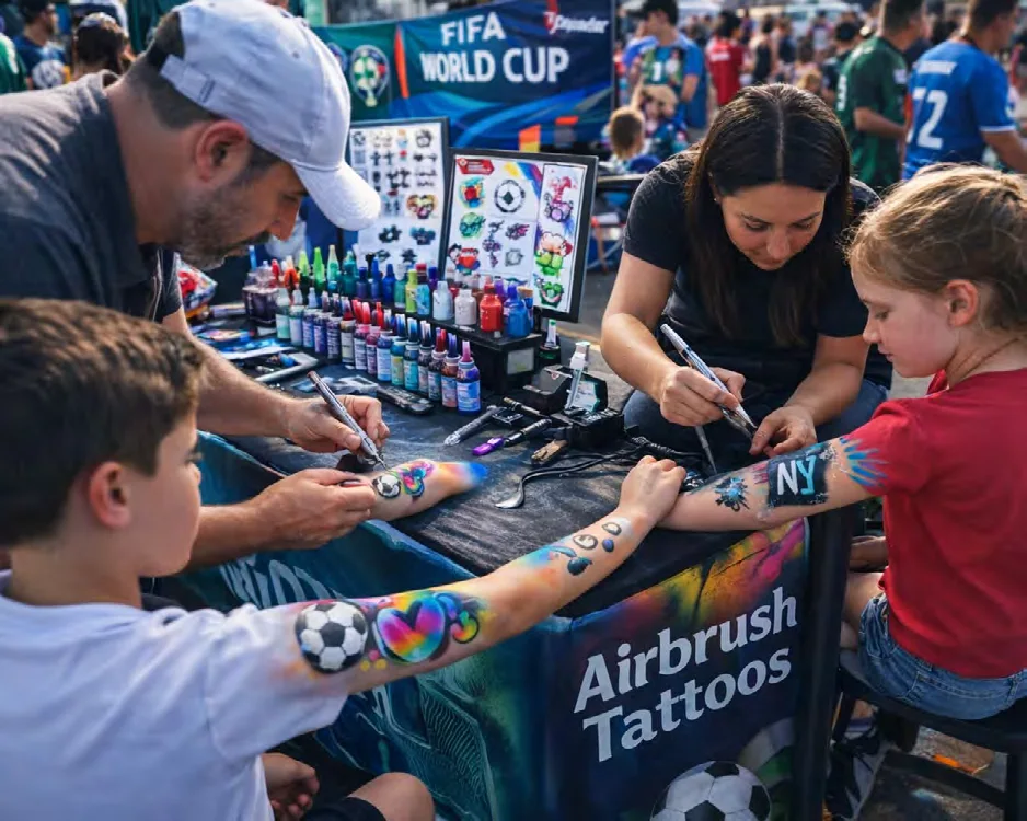 Team Spirit Face Painting