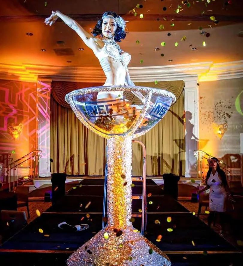 Champagne / Martini Glass Girls